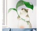 Rain Shelter Kitten Cute Wall Decor 